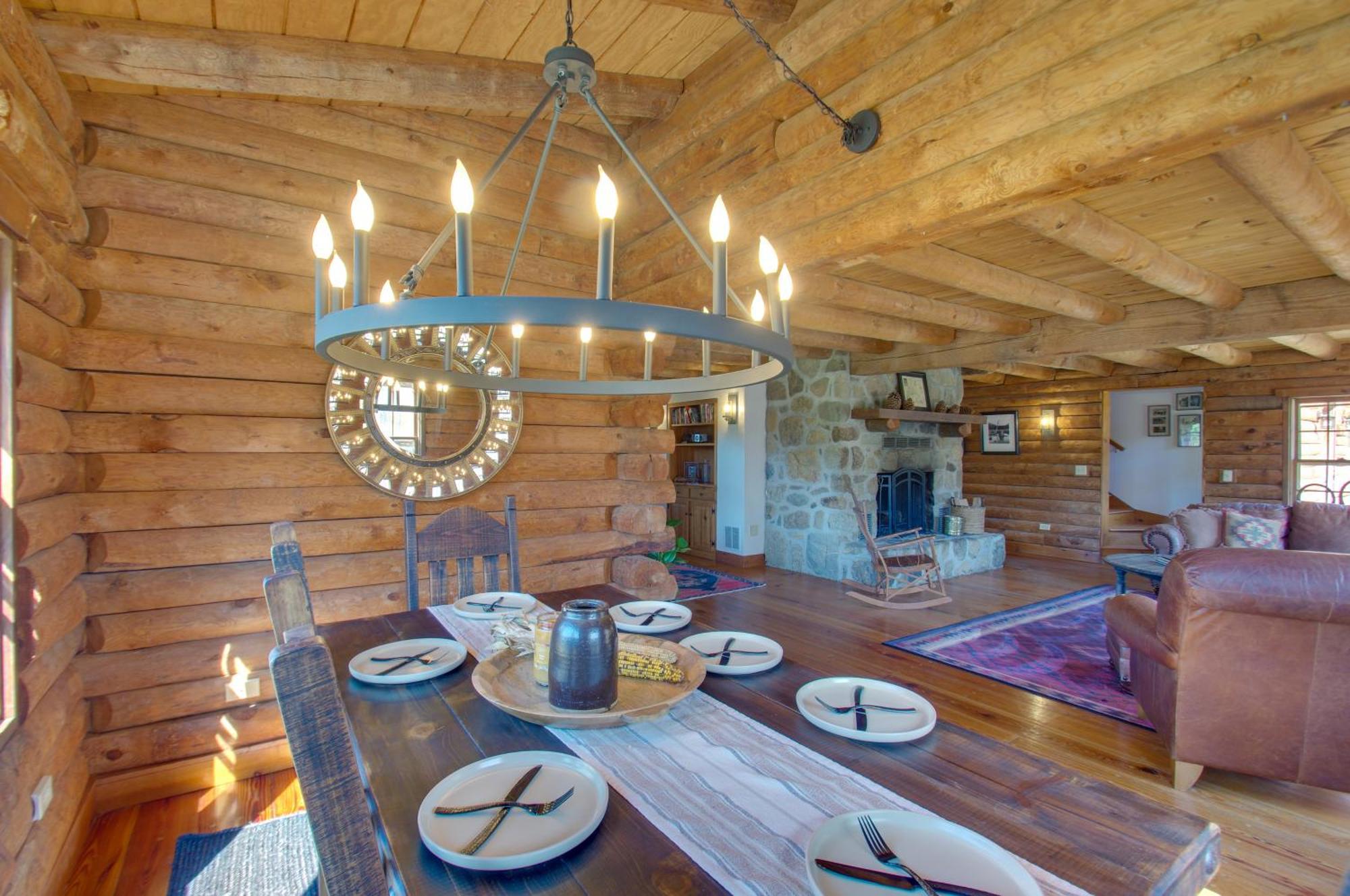 Cozy Log Cabin Getaway With Fire Pit And 3 Acres! Ruckersville Bagian luar foto